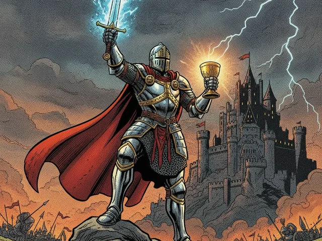 The Sword and the Grail comic artwork